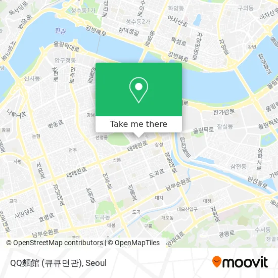 QQ麵館 (큐큐면관) map