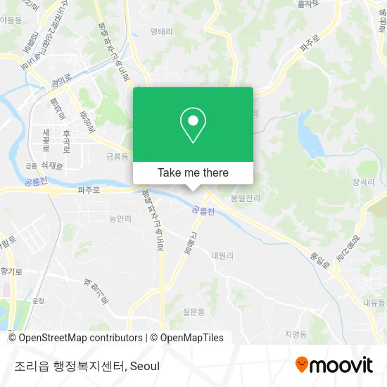 조리읍 행정복지센터 map