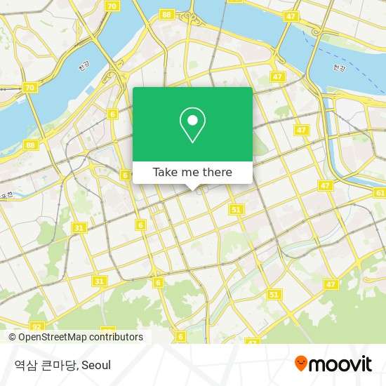 역삼 큰마당 map