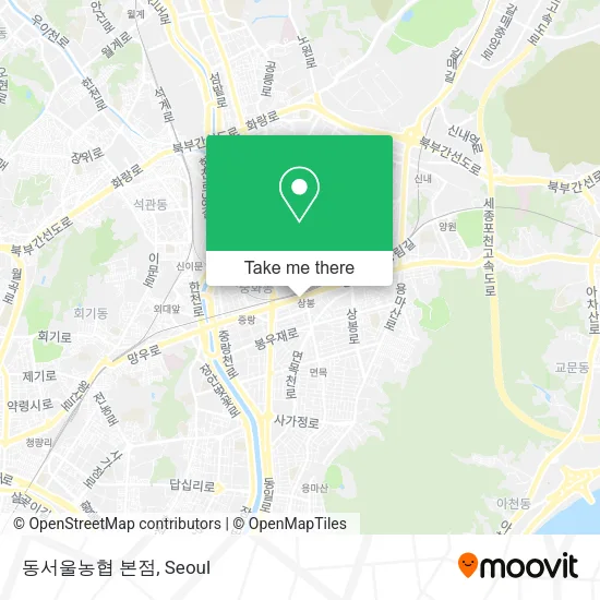 동서울농협 본점 map