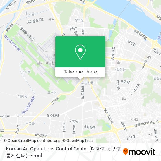 Korean Air Operations Control Center (대한항공 종합통제센터) map
