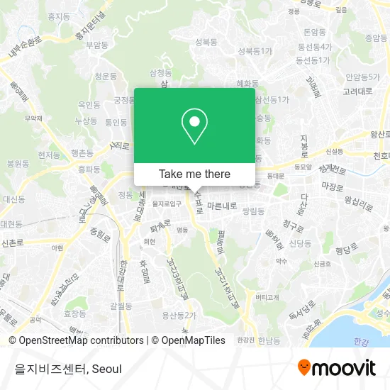 을지비즈센터 map