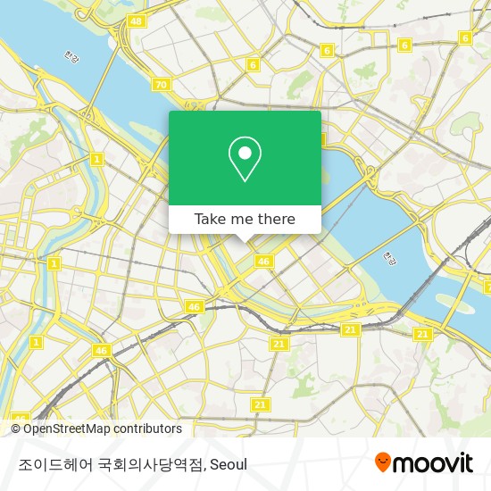 조이드헤어 국회의사당역점 map