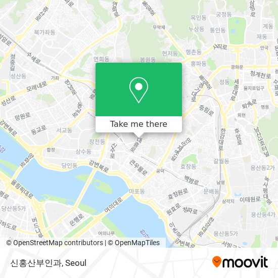 신홍산부인과 map