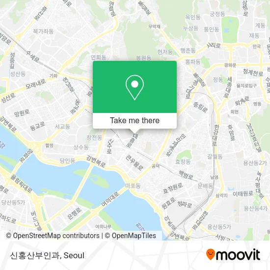신홍산부인과 map