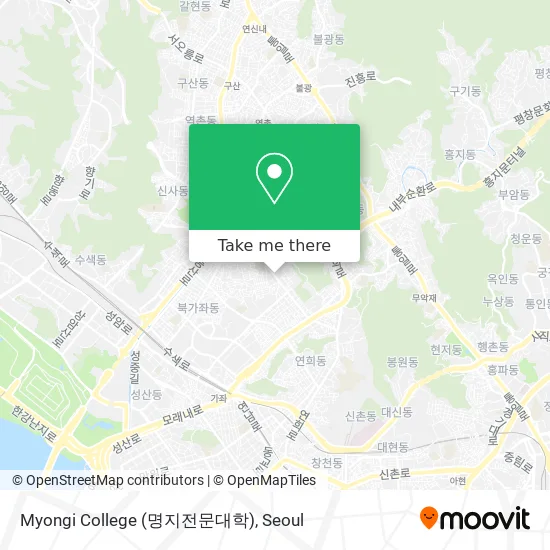 Myongi College (명지전문대학) map
