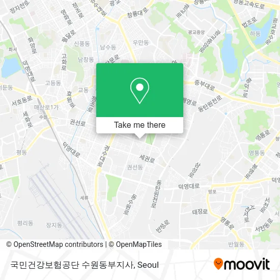 국민건강보험공단 수원동부지사 map