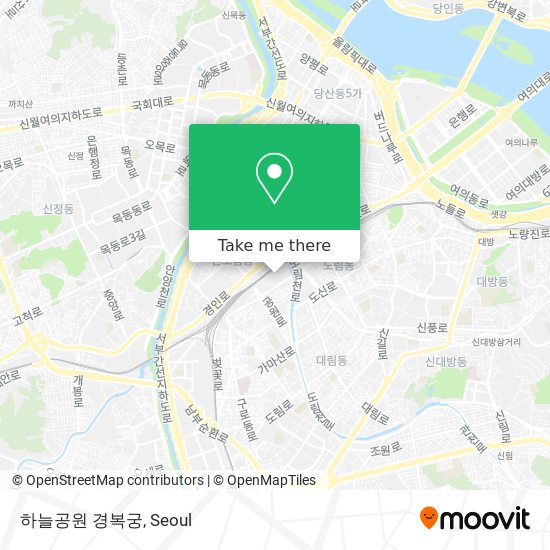 하늘공원 경복궁 map