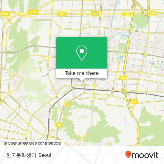 한국문화센터 map