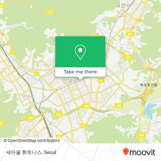 새마을 휘트니스 map