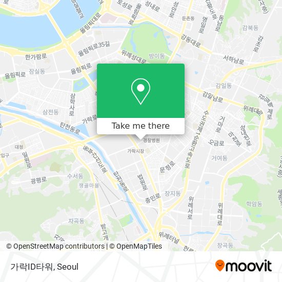 가락ID타워 map