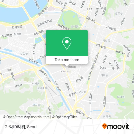 가락ID타워 map