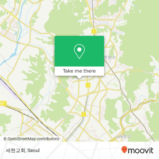 세현교회 map