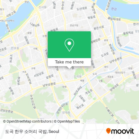 도곡 한우 소머리 국밥 map