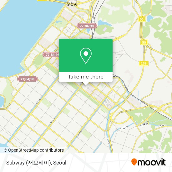 Subway (서브웨이) map
