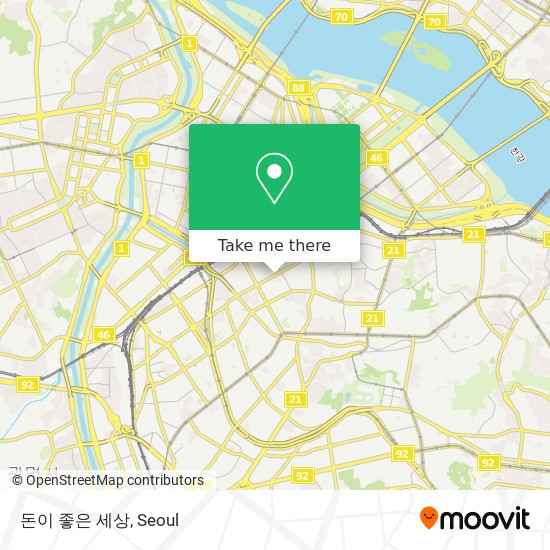 How to get to 돈이 좋은 세상 in 영등포구, 서울시 by Bus or Subway | Moovit