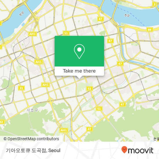 기아오토큐 도곡점 map