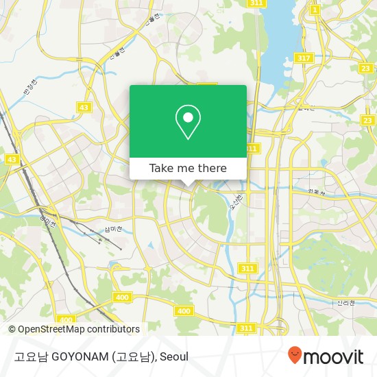 고요남 GOYONAM map