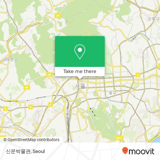 신문박물관 map