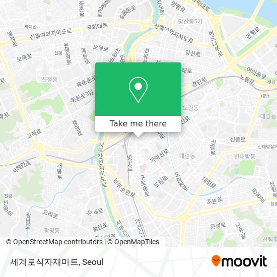 세계로식자재마트 map