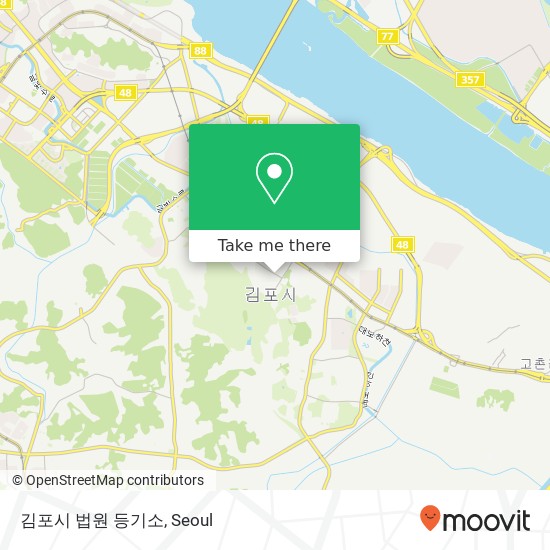 김포시 법원 등기소 map