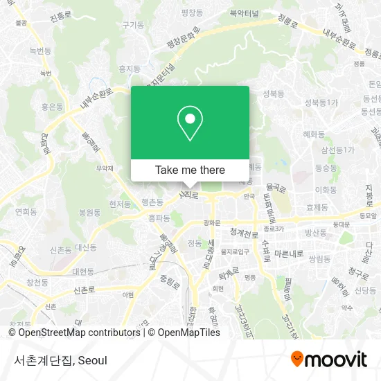 서촌계단집 map