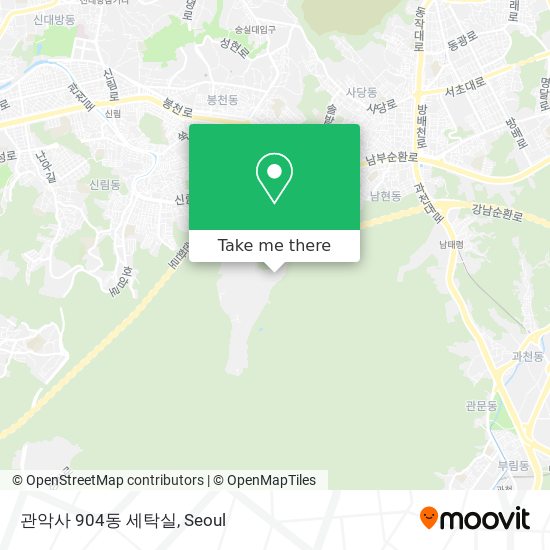 관악사 904동 세탁실 map