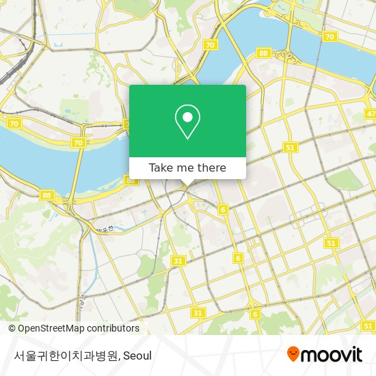서울귀한이치과병원 map