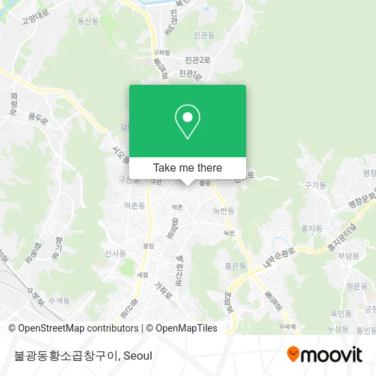 불광동황소곱창구이 map