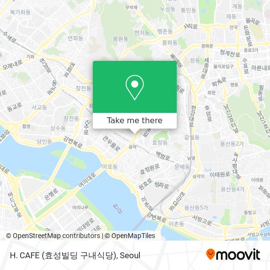 H. CAFE (효성빌딩 구내식당) map