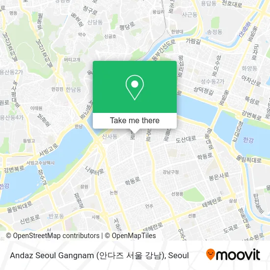 Andaz Seoul Gangnam (안다즈 서울 강남) map