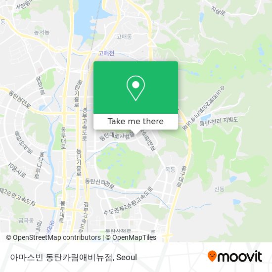 아마스빈 동탄카림애비뉴점 map