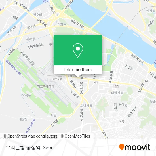 우리은행 송정역 map