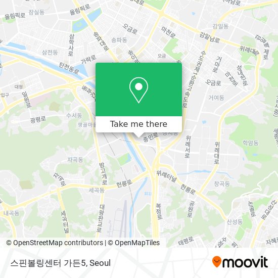 스핀볼링센터 가든5 map