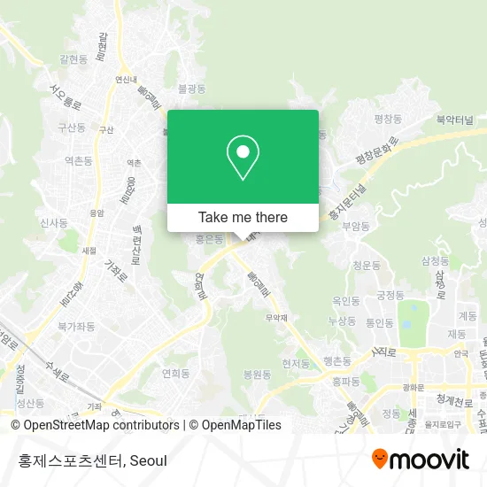 홍제스포츠센터 map