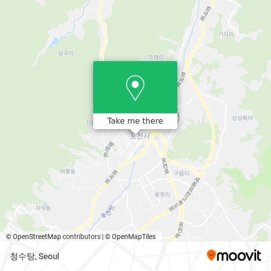 청수탕 map