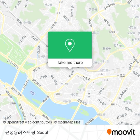 윤성용레스토랑 map