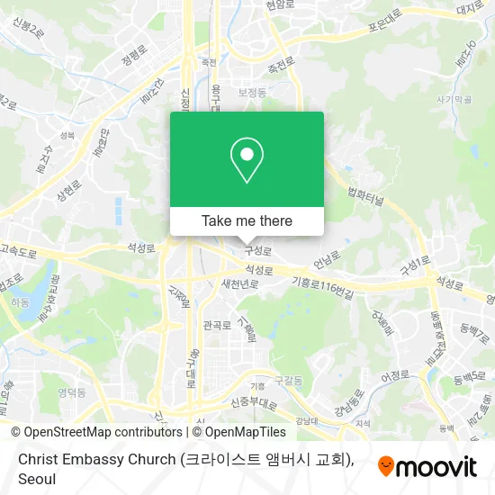 Christ Embassy Church (크라이스트 앰버시 교회) map