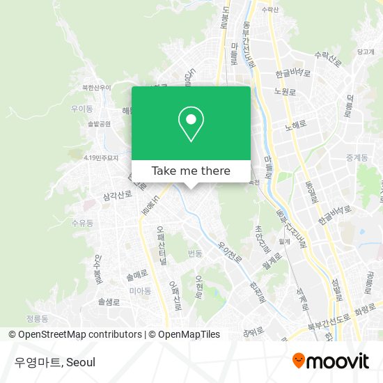 우영마트 map