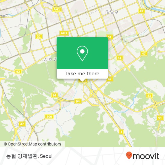 농협 양재별관 map