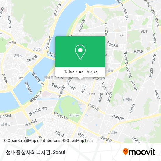 성내종합사회복지관 map