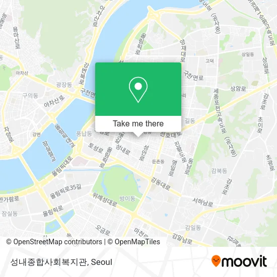 성내종합사회복지관 map