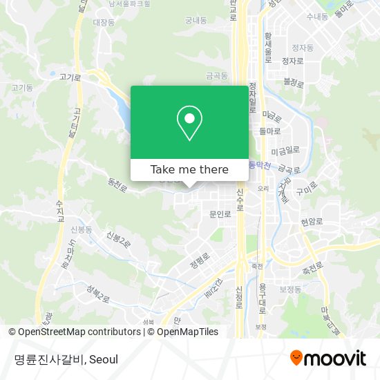 명륜진사갈비 map