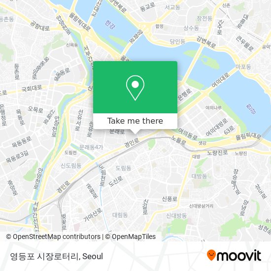 영등포 시장로터리 map