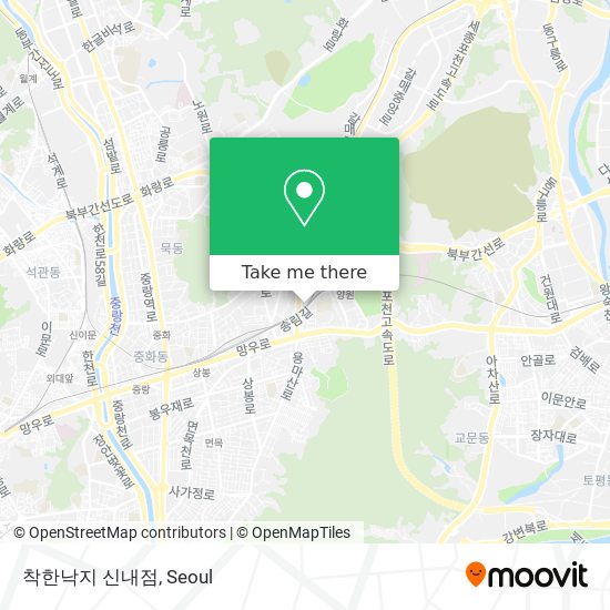 착한낙지 신내점 map