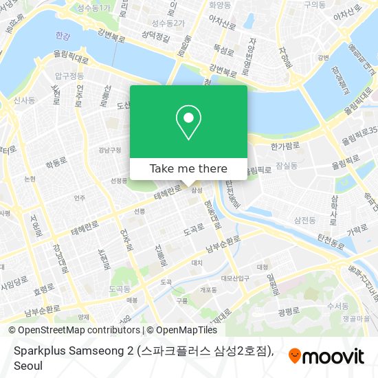 Sparkplus Samseong 2 (스파크플러스 삼성2호점) map