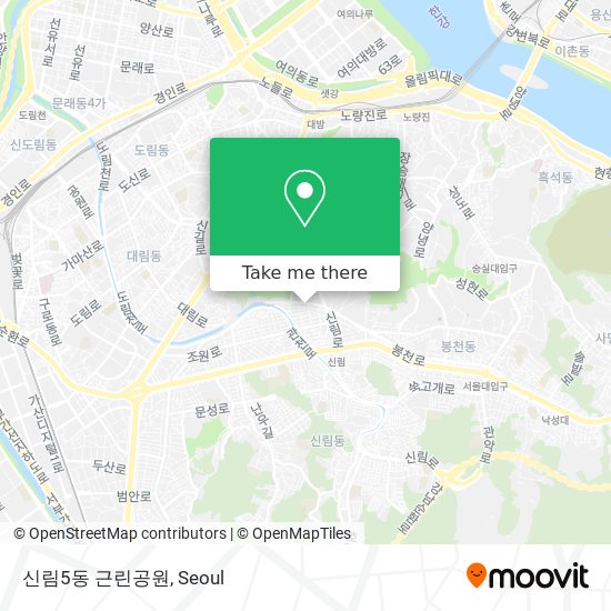 신림5동 근린공원 map