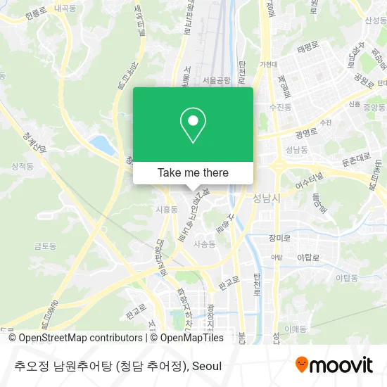추오정 남원추어탕 (청담 추어정) map