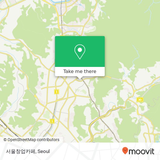 서울창업카페 map