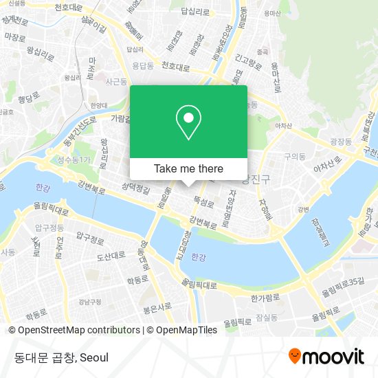 동대문 곱창 map